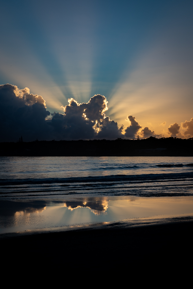 Sunrise glory at Currarong beach